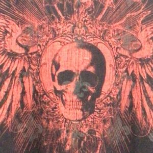 Route 66 Skull Wings Graphic T-Shirt Size 3XL